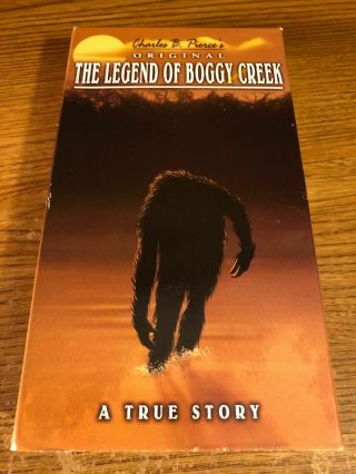 Legend Of Boggy Creek Vhs Vcr Video Tape Movie Horror Rare