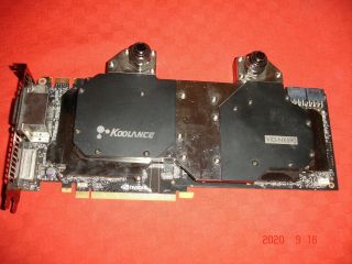 Nvidia Gtx 590 Dual Core Video Card With Pro Water Cooling Block - Koolance Rare