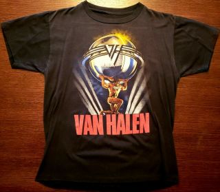 Van Halen Rare 1986 Concert T Shirt 5150 North American Tour Xl Vintage Vh Hagar