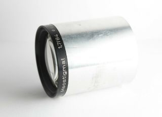 Very Rare Meopta Meostigmat F/1,  7 84mm Projection Lens Bokeh Ф62,  5 Sn.  2235