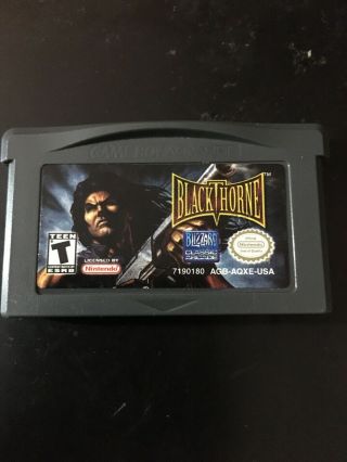 Blackthorne (nintendo Gameboy Advance Gba) Cart Only Authentic Rare