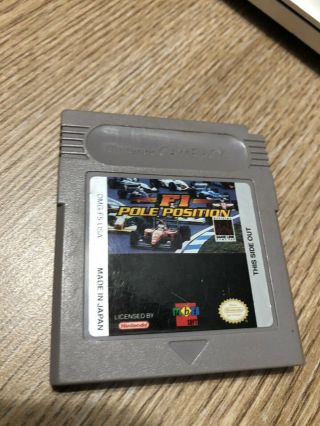 F1 Pole Position Game Boy Very Rare Usa Version