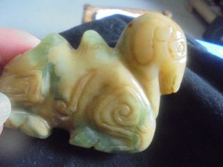 Antique 18th/19th Century Chinese Nephrite Jade Camel,  Qing Dynasty