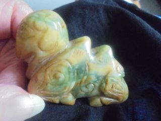 ANTIQUE 18th/19th CENTURY CHINESE NEPHRITE JADE CAMEL,  QING DYNASTY 2