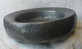 Arts And Crafts Liberty & Co Small Tudric Pewter Bowl With Light Hammered Finish