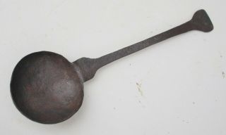 4.  Antique Iron Spoon,  17th Century