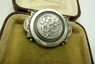Vintage Antique Victorian/edwardian Silver Sweetheart Brooch Pin