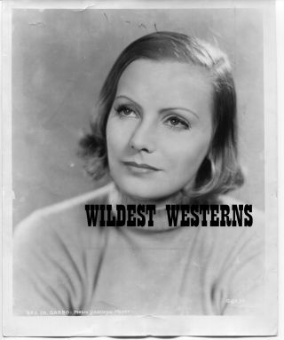Vintage Greta Garbo Photo Rare Portrait
