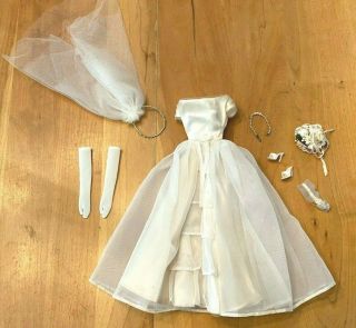 Vintage 1960’s Mattel Barbie Doll Outfit 947 Brides Dream Outfit Compl 3 Day