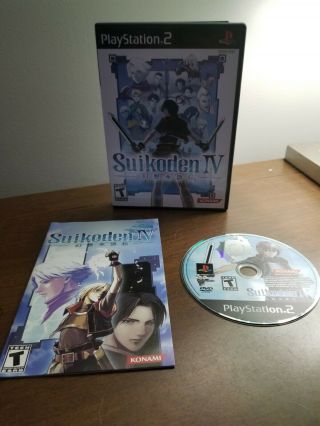 Suikoden Iv Sony Ps2 Rare Game