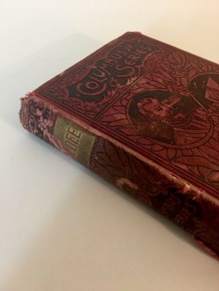 Antique Book Columbus Series,  1890’s The Iron Hand,  By F.  Warden Hardcover
