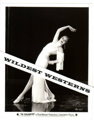 Rare Dolores Del Rio In Caliente Vintage Photo Glamour Sexy Legs Dancer