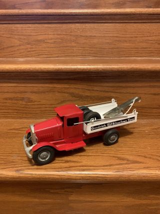 Vintage Metal Craft Goodrich Sikver Town Rare 1930’s Tow Truck