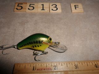T5513 F OLDER BAGLEY KILLER B OR HONEY B FISHING LURE WITH BRASS TIES 2