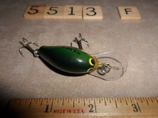 T5513 F OLDER BAGLEY KILLER B OR HONEY B FISHING LURE WITH BRASS TIES 3