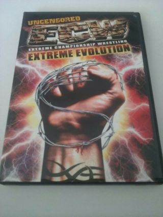 Ecw - Extreme Evolution (dvd,  2000) Rare Uncensored