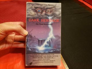 Rare Dark Heritage Vhs 1989 H.  P.  Lovecraft Monster Lurking Fear Horror Video