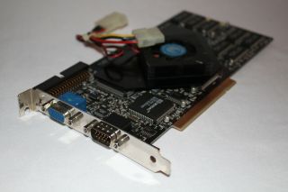 STB BlackMagic 3D 3dfx Voodoo2 12MB PCI Card with Rare TennMax V2 Stealth Cooler 3