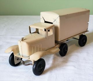 Early Girard Toys FORD TRACTOR BOX TRAILER TRUCK 20 ' s RARE 2