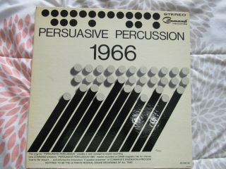 Persuasive Percussion 1966 Rare Lp Jazz Command Stereo Rs 895 Sd Becker Byrne