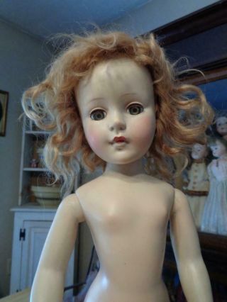 Vintage/early American Character Sweet Sue Doll Mohair Wig Strung 20 " Makeover
