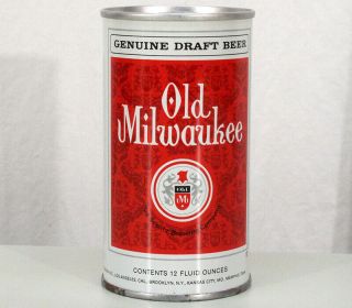 Old Milwaukee Draft •rare Test Can• Pull Tab Beer Can Schlitz Longview Texas Tex