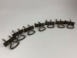 Set Of 7 Antique/vintage Brass Ring Drawer Pulls