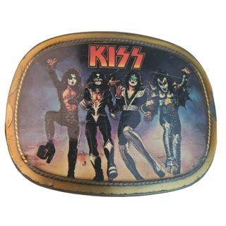 1977 Kiss Destroyer Belt Buckle Pacifica Mfg La Cal 90245 Rare Vintage