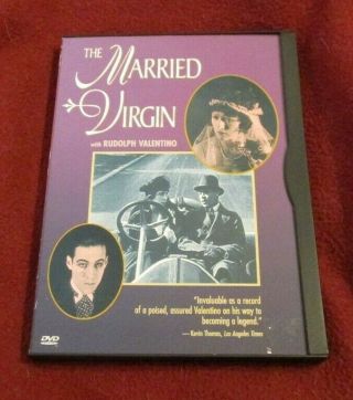 The Married Virgin Rare Oop Image Dvd Rudolph Valentino,  Eyes Of Youth Excerpt