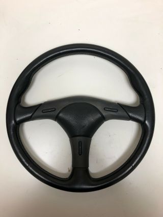 Nardi Mitsubishi Evolution 3 Iii Leather Steering Wheel Rare