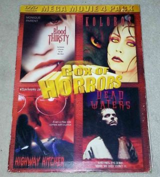 Box Of Horrors Movie 4 Pack Dvd 2 - Disc Set Kolobos,  Dead Waters Horror Rare Oop