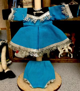 Vintage Vogue Ginny Doll Cowgirl Dress W/ Panties Vogue Dolls Inc Tagged