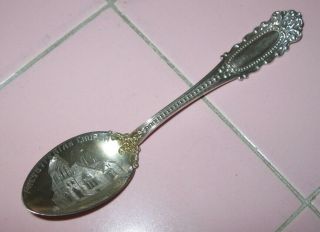 Vintage Sterling Silver Souvenir Spoon Presbyterian Church Hutchinson Kansas