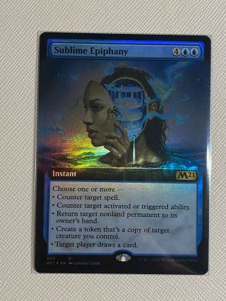 Magic: The Gathering - Foil Extended Art Sublime Epiphany - Core 2021