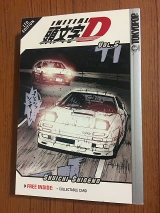 Initial D Vol 5 Shuichi Shigeno 2003 Ltd Edition Rare Oop Ac Manga Graphic Novel