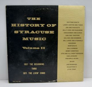 Rare The History Of Syracuse Music Volume Ii,  Vinyl Lp 12 ",  Eceip Vg,  /vg,  R - 0031