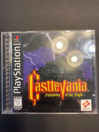 Castlevania: Symphony Of The Night - Ps1 - Black Label - Rare