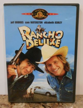 Rancho Deluxe (dvd,  2000) Rare 1975 Comedy Western Disc With Insert