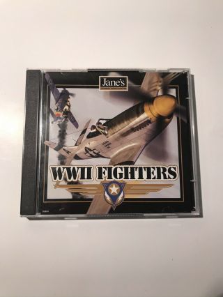 Pc Cd - Rom Game Wwii Fighters Windows 95/98 1998 Rare