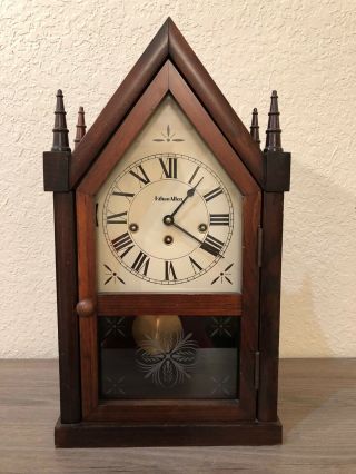Euc Rare Vintage Restored Ethan Allen Mantle Clock - West Minister Chime