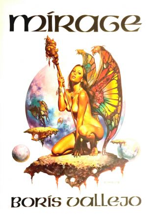 Mirage By Boris & Doris Vallejo Hardcover Rare Ltd French Edition - 1982