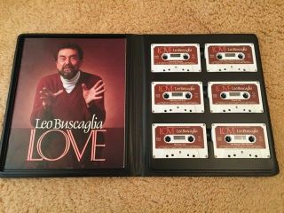 Leo Buscaglia - Love - 6 Cassettes With Booklet Rare Vintage
