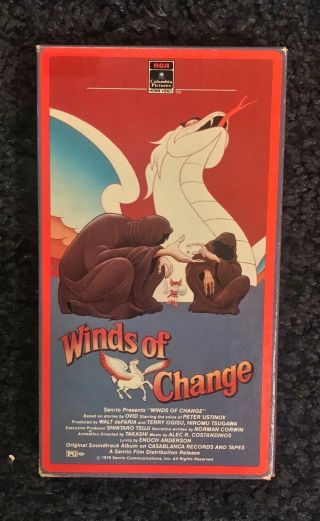 Winds Of Change Rare 70s Animation Vhs