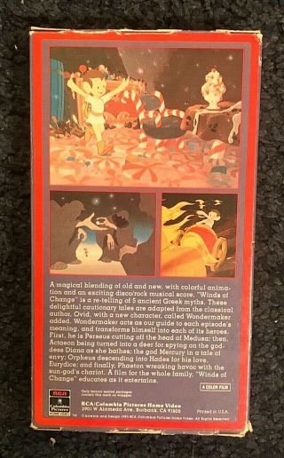 Winds Of Change RARE 70s animation VHS 3