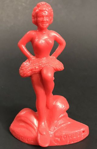 Rare 1960s Lovely Lady Water Skier Florida Mold - A - Rama Figure