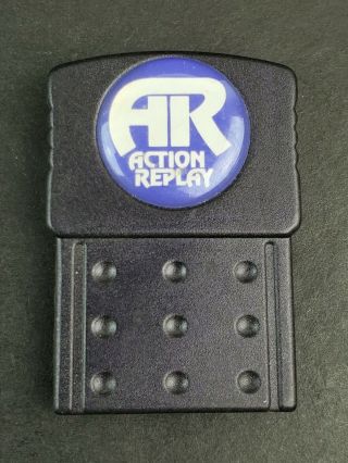 Action Replay Memory Card Adapter Cartridge For Nintendo Gamecube (no Disc) Rare