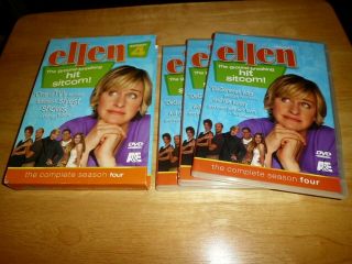 Ellen - The Complete Season Four 4 (dvd,  2006,  3 - Disc Set) Rare/oop Comedy