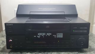Sony Cdp - Cx100 100 - Disc Cd Player W/optical Out (japan Made) Rare