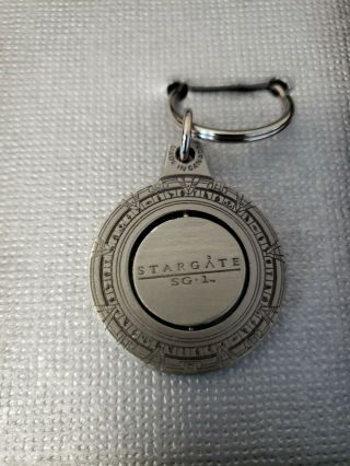 STARGATE SG - 1 MGM LIMITED EDITION SOLID PEWTER FRAME,  KEYCHAIN RARE 100 EPISODE 2