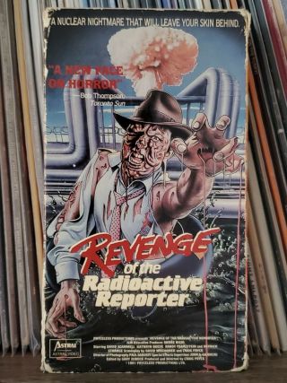 Revenge Of The Radioactive Reporter - Rare Horror Vhs -